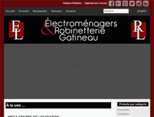 Tablet Screenshot of electromenagersgatineau.com